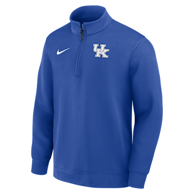 Kentucky Coaches Men's Nike Dri-FIT College Long-Sleeve 1/2-Zip